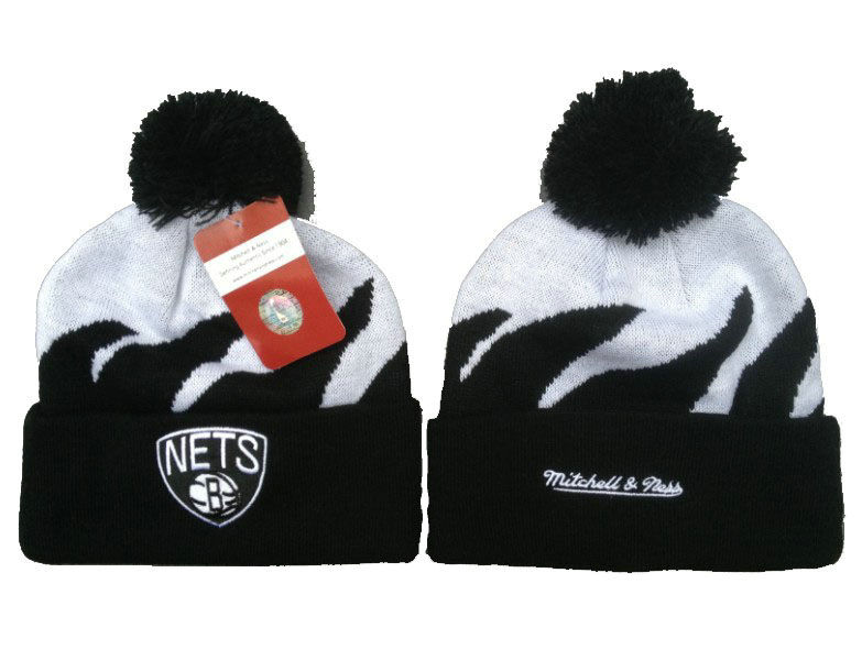 NBA Brooklyn Nets Mitchell & Ness Shark Tooth Beanie XDF
